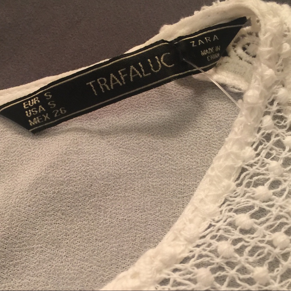 TRAFALUC TRF Zara Lace Babydoll Top - Picture 3 of 6